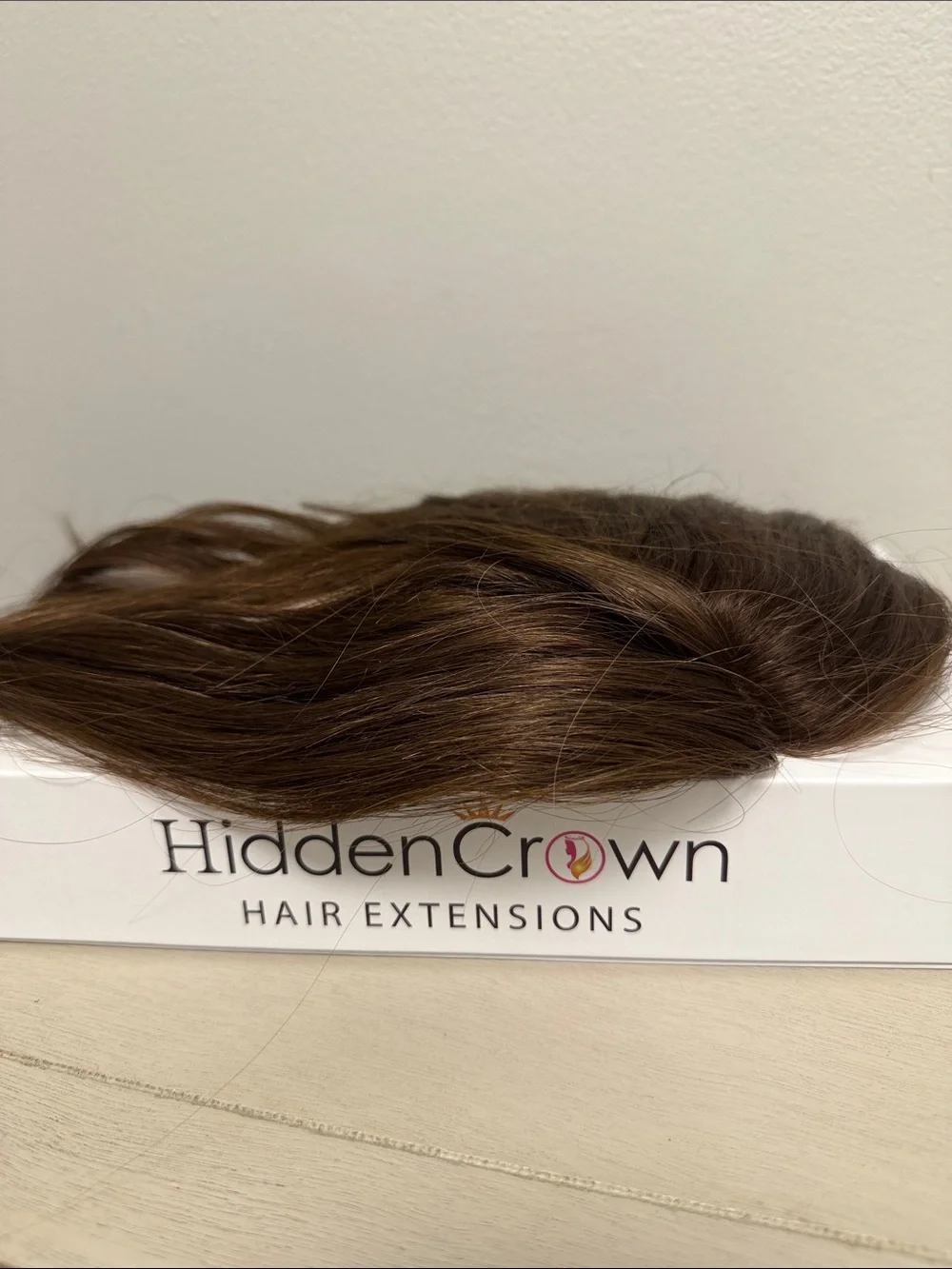 Hidden Crown Crown Topper 100% Remy Human Hair Clip In Piece Dark Brown #2/#3